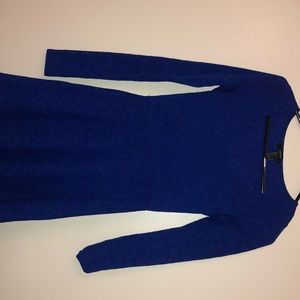 Navy blue long sleeve dress!